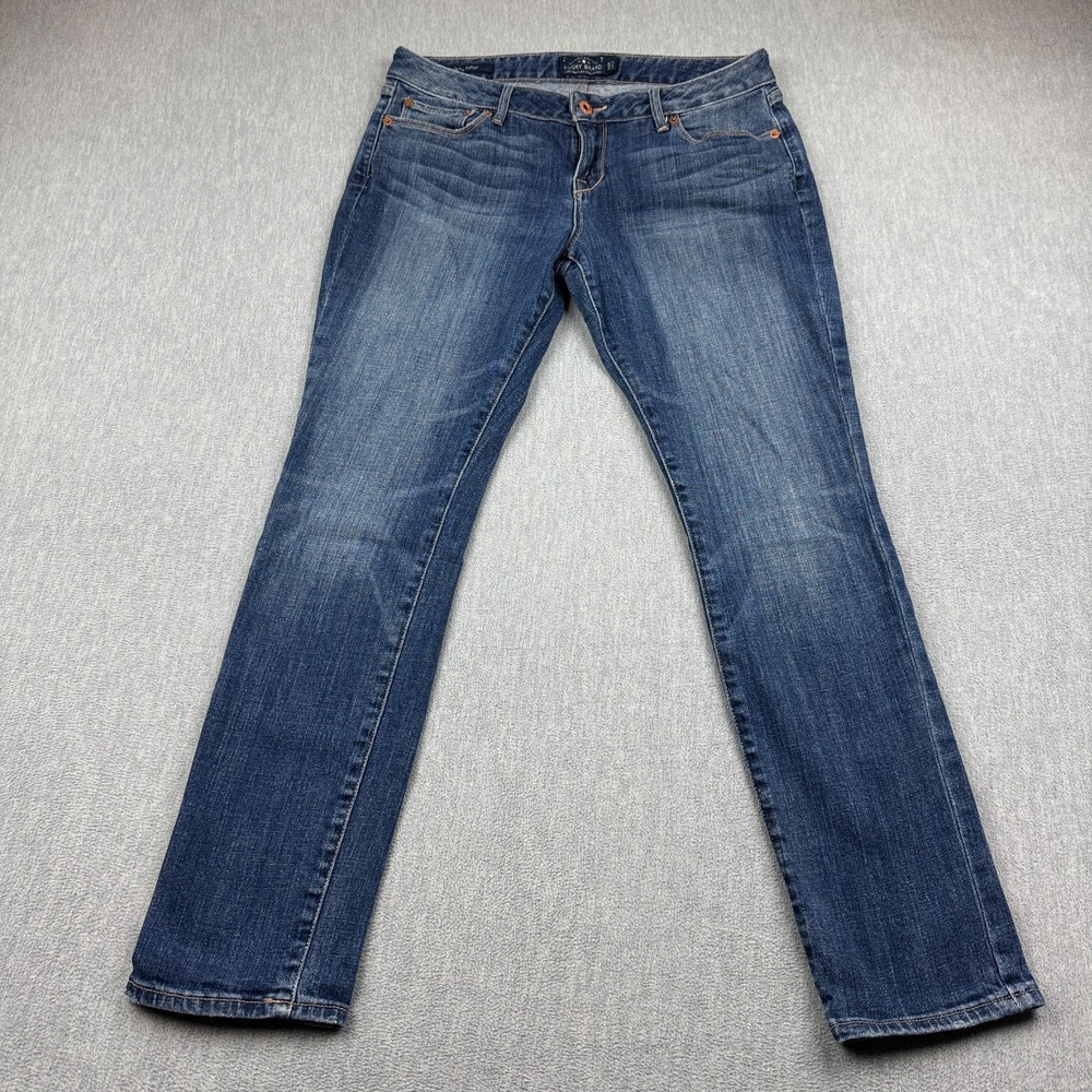 Lucky Brand Jeans Womens 30x28 Blue Lolita Skinny Stretch Denim Pants 5-Pocket